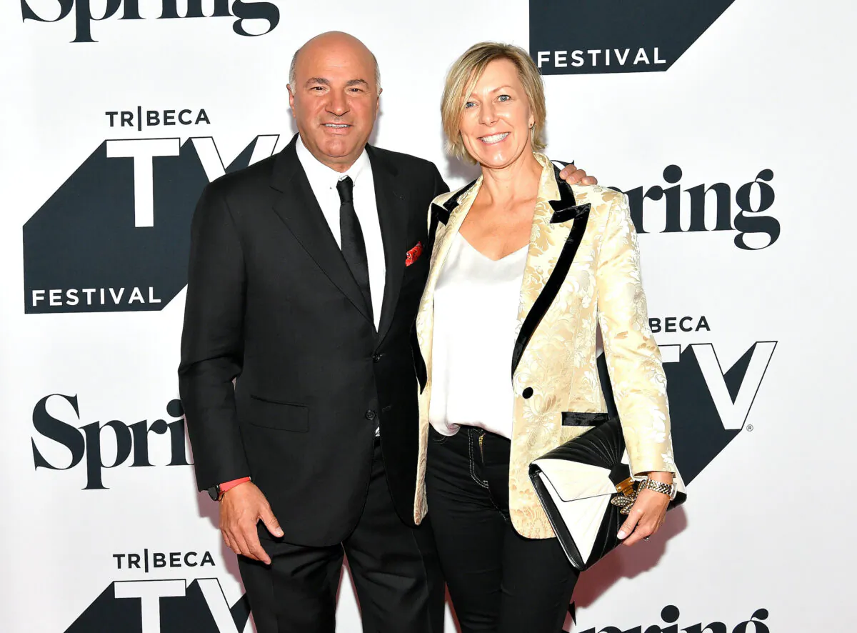 Kevin O'Leary and Linda O'Leary attend the Tribeca Talks Panel: 10 Years Of "Shark Tank" during the 2018 Tribeca TV Festival at Spring Studios on September 23, 2018 in New York City. (Dia Dipasupil/Getty Images)
