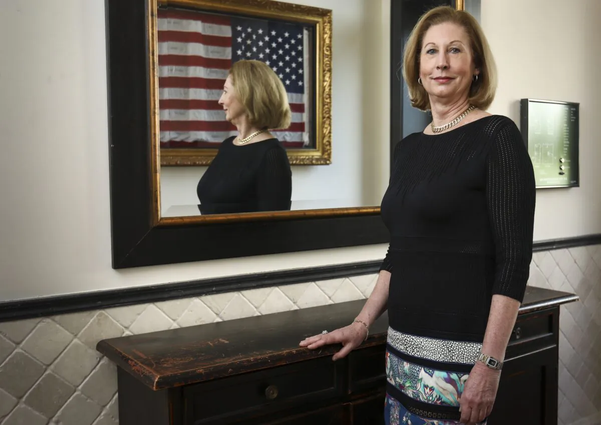 Sidney Powell, author of the bestseller "Licensed to Lie "and lead counsel in more than 500 appeals in the Fifth Circuit, in Washington on May 30, 2019. (Samira Bouaou/The Epoch Times)