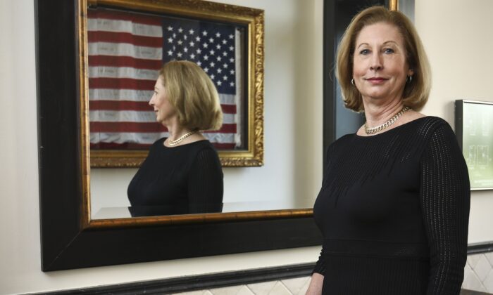 Sidney Powell, author of the bestseller "Licensed to Lie" and lead counsel in more than 500 appeals in the Fifth Circuit, in Washington on May 30, 2019. (Samira Bouaou/The Epoch Times)