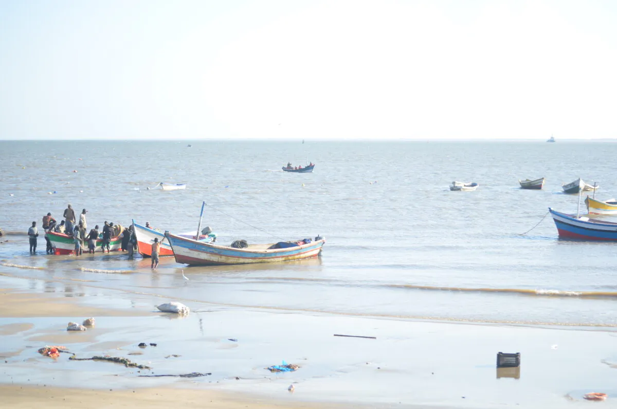 Fishing is one of the major economic activities in Beira, Mozambique.  (File Photo by Andrew Mambondiyani for The Epoch Times)