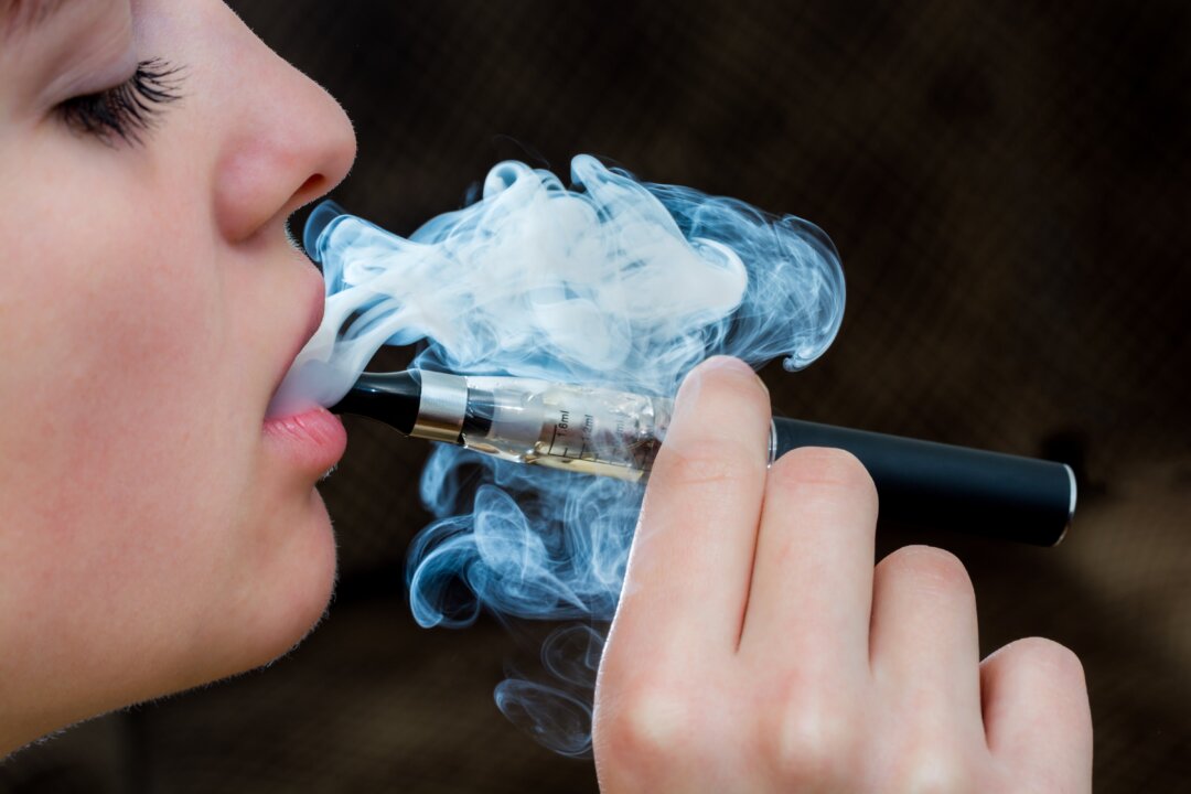 Vaping is how many young people take their nicotine, but suggestions this is better than smoking may cause some to overlook the risks. (MilsiArt/Shutterstock)