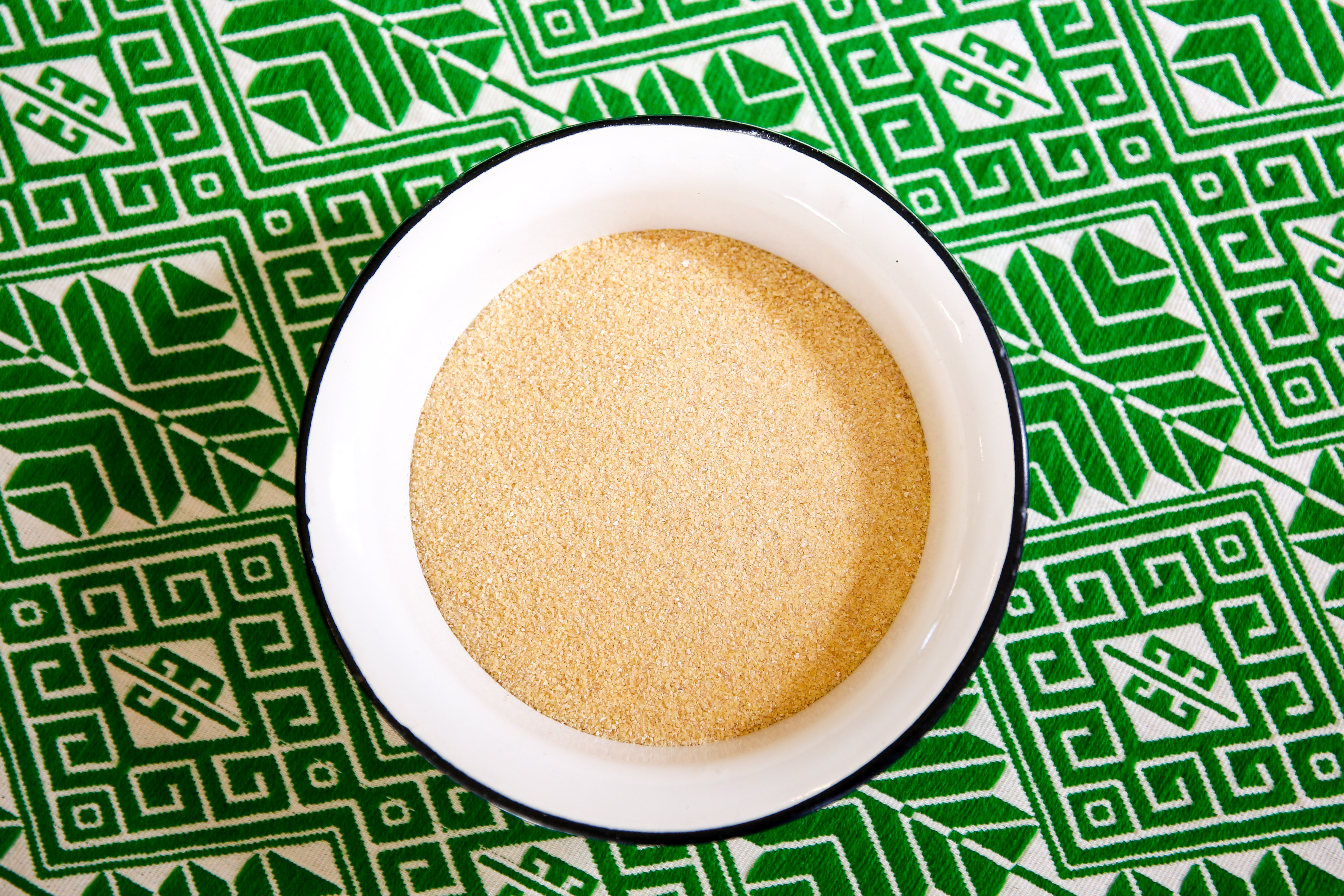 Freshly milled durum wheat semolina