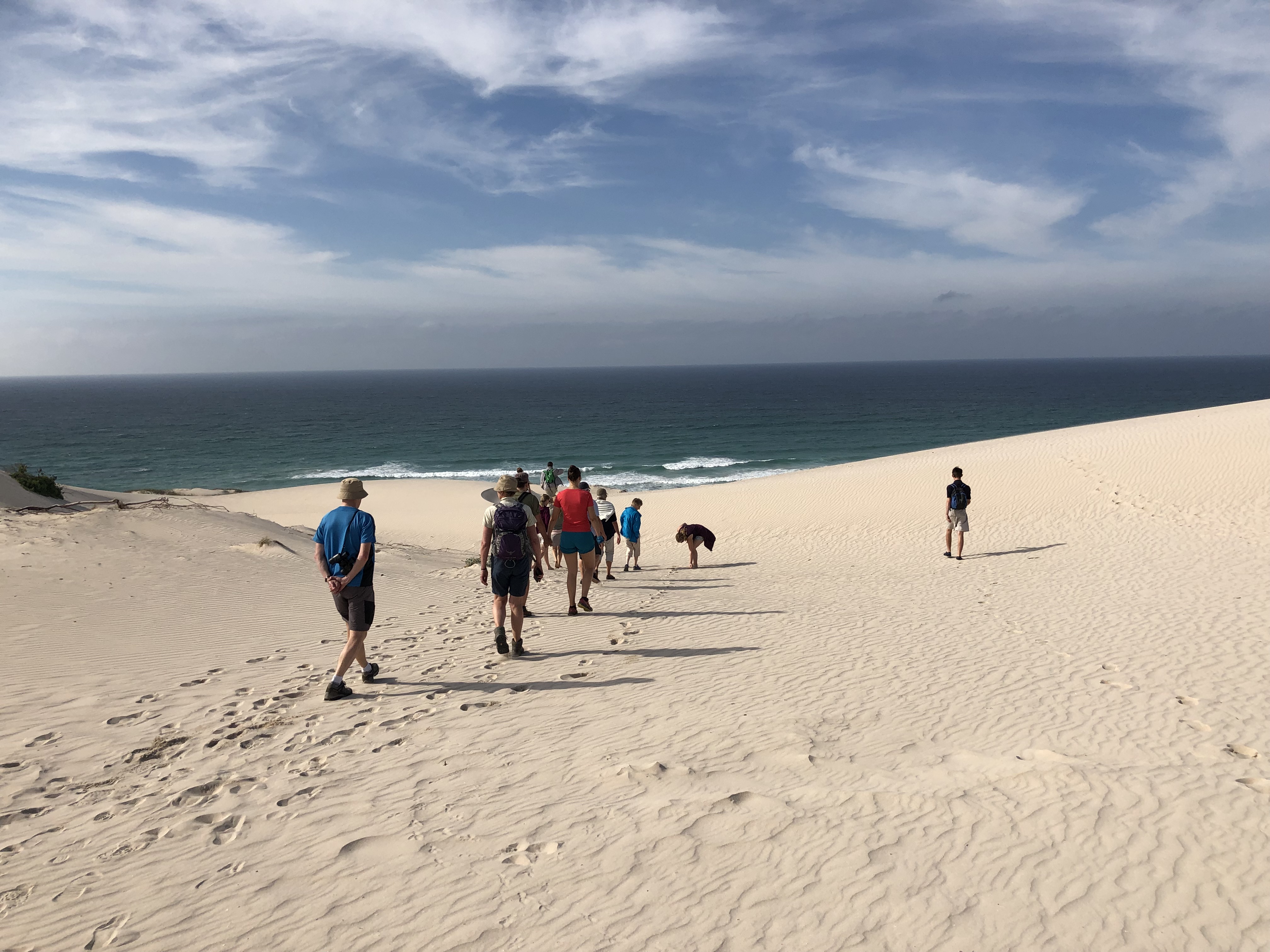 Walking the dunes
