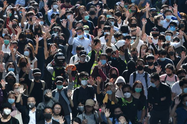 HONG KONG-CHINA-POLITICS-UNREST