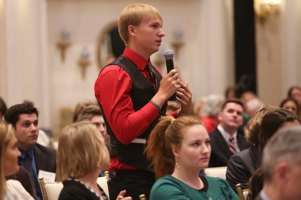 Dylan O'Neal at a conference. (Courtesy of SPARK)