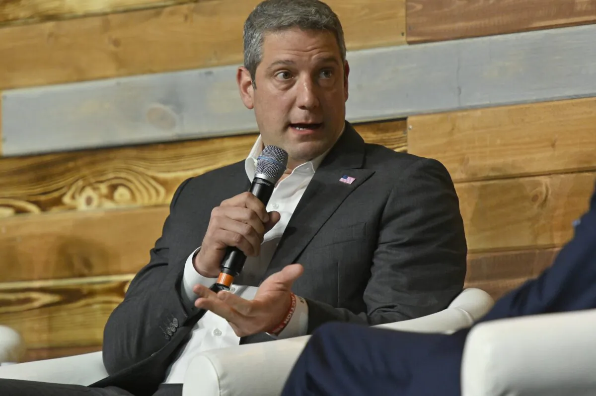 Rep. Tim Ryan (D-Ohio) speaks during an event at the Duke Energy Convention Center in Cincinnati, Ohio on Oct. 13, 2019. (Duane Prokop/Getty Images for Wellness Your Way Festival)