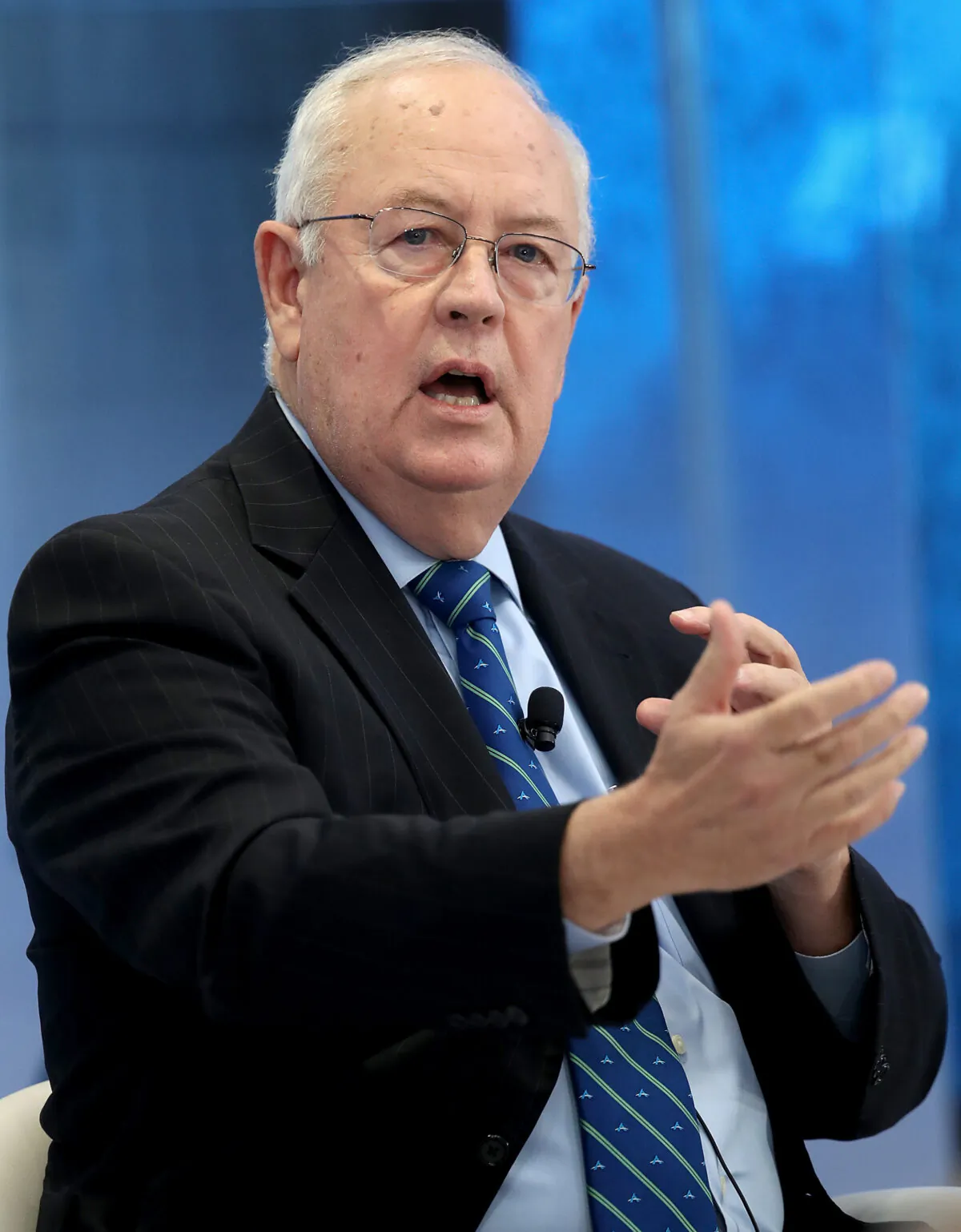 Former Independent Counsel Ken Starr answers questions during a discussion held at the American Enterprise Institute in Washington in a file photograph. (Win McNamee/Getty Images)