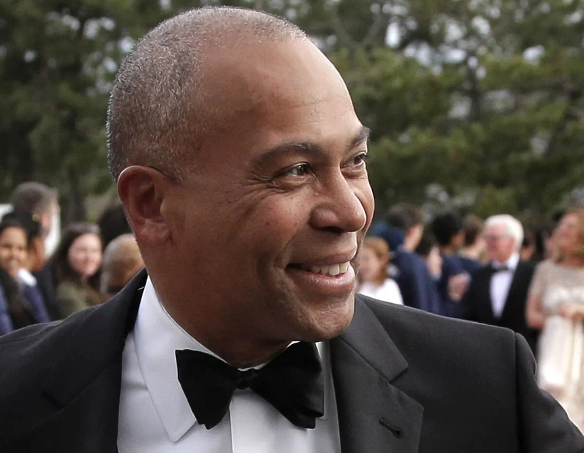 Former Massachusetts Gov. Deval Patrick arrives at the John F. Kennedy Presidential Library and Museum in Boston for the 2017 Profile in Courage award ceremony on May 7, 2017. (Steven Senne, File/AP Photo)