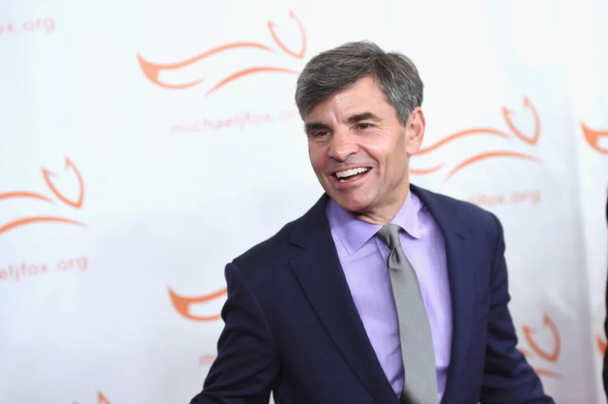 George Stephanopoulos in New York City in a 2017 file photograph. (Nicholas Hunt/Getty Images)