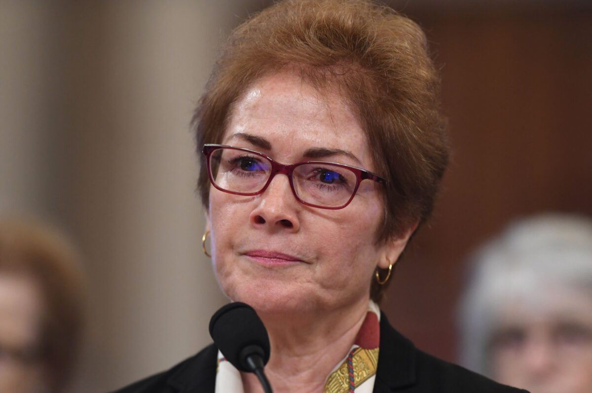 Former U.S. Ambassador to the Ukraine Marie Yovanovitch