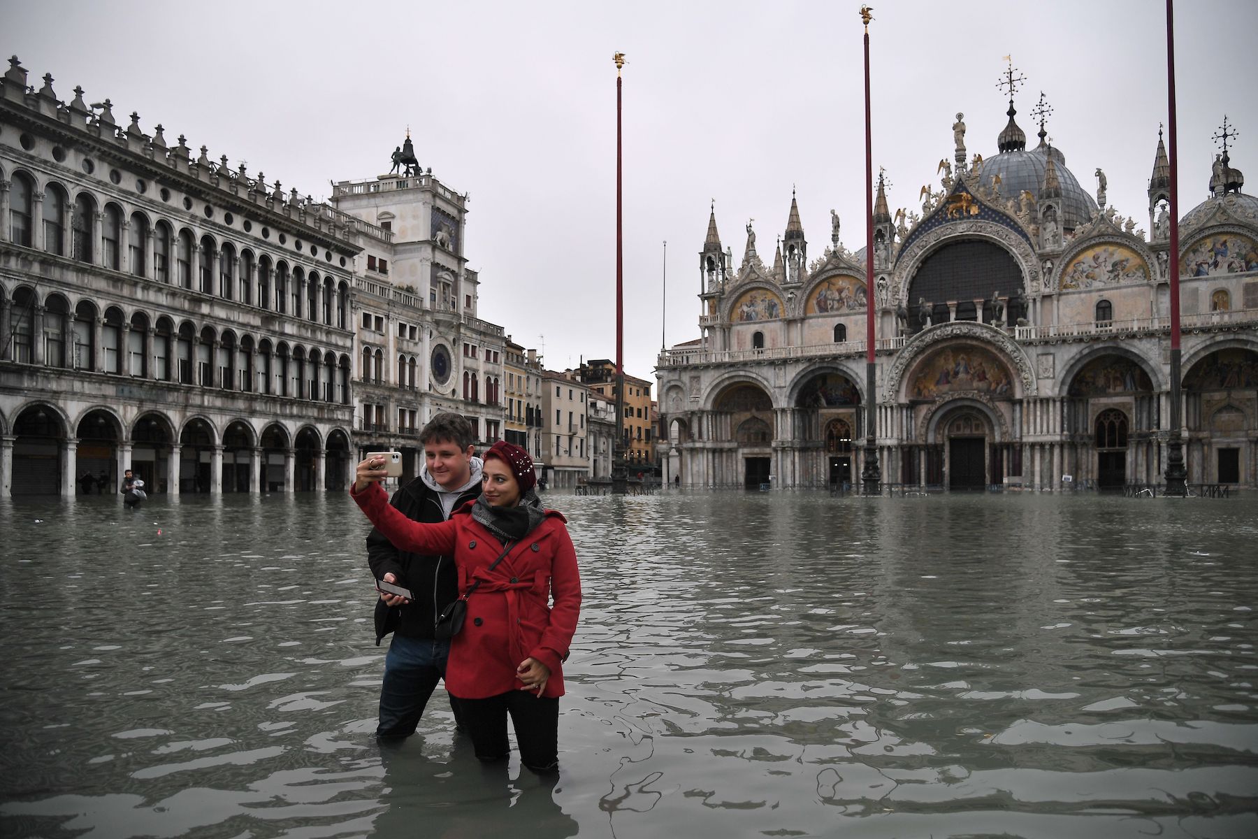 ITALY-WEATHER-FLOODING-ALTA ACQUA-HIGH WATER-VENICE