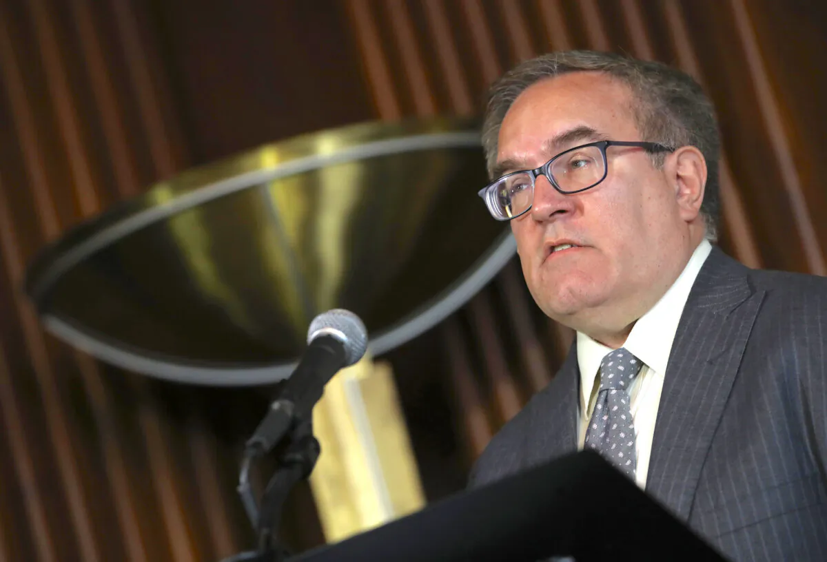 Environmental Protection Agency Administrator Scott Wheeler speaks before signing the Affordable Clean Energy final rule at a ceremony at EPA headquarters in Washington on June 19, 2019. (Win McNamee/Getty Images)