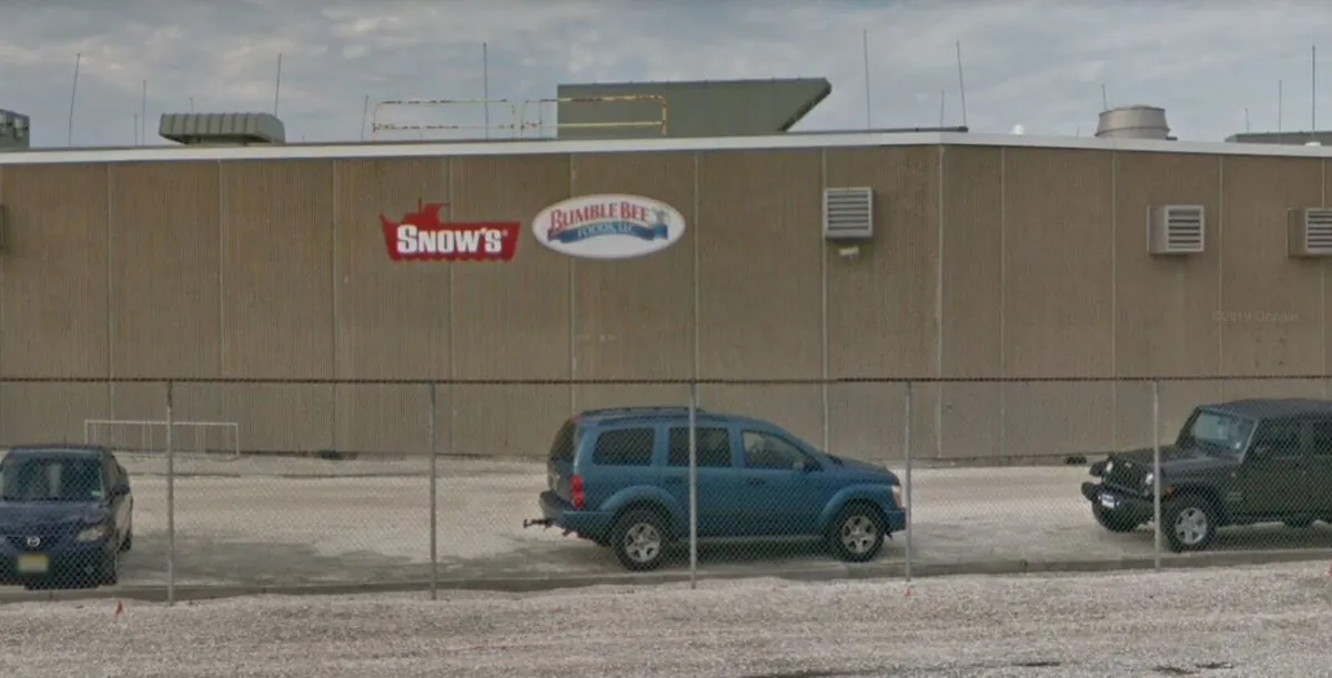 A Bumble Bee Foods plant located in New Jersey in a file photo. (Google Street View)