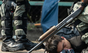 Hong Kong Police Deploy New Weapons During Intense Clashes at Hong Kong College Campus