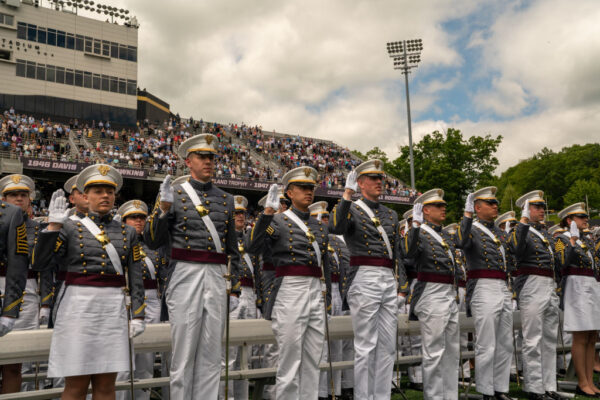 Cadets take the commissioning oath