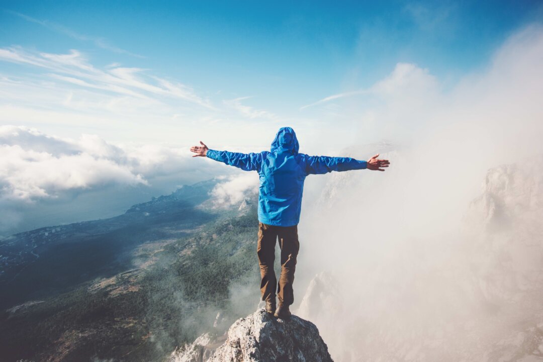 Reaching a peak in life requires an arduous climb. Without facing those things that unsettle us, we don't reach those places that elevate us. (everst/Shutterstock)