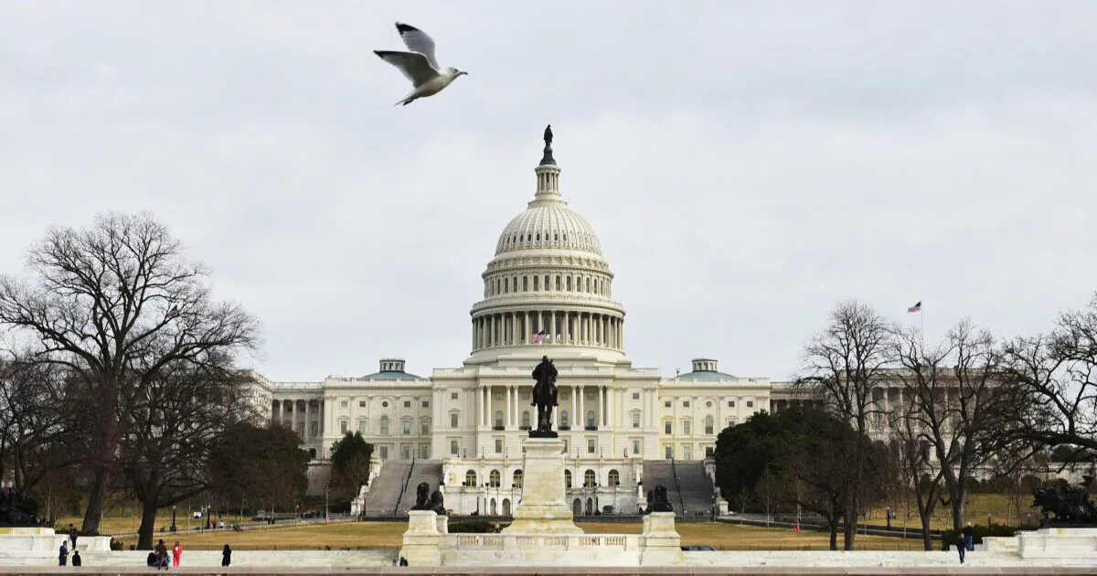 The U.S. Capitol is seen in Washington on Jan. 22, 2018. (Mandel Ngan/AFP via Getty Images)