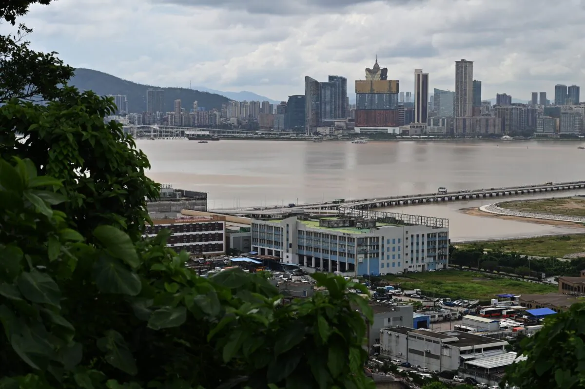 View of hotels and casinos in Macau on June 18, 2019. (HECTOR RETAMAL/AFP via Getty Images)