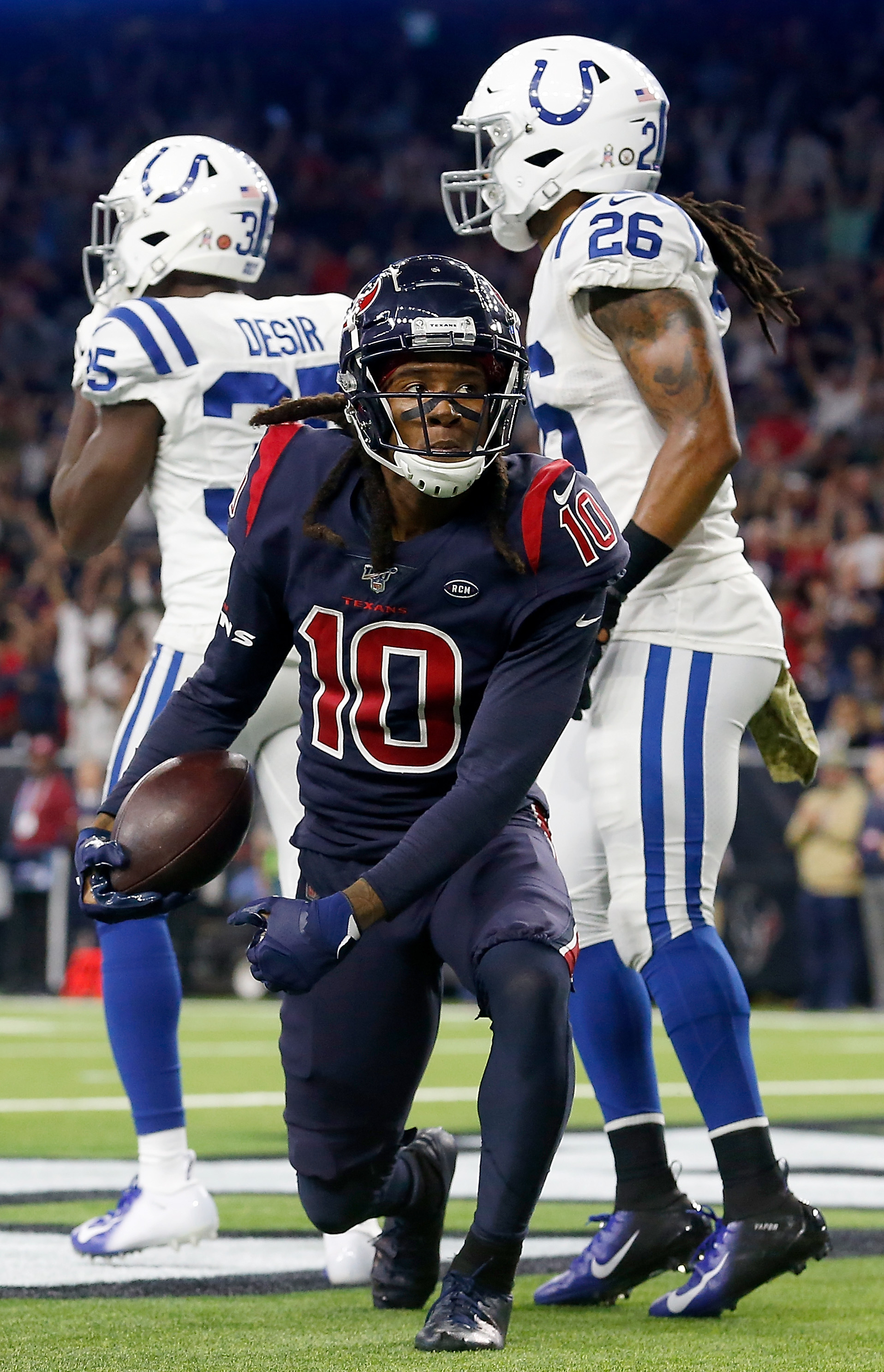 NFL Star DeAndre Hopkins Gives Touchdown Ball to His Mother Blinded by Acid Attack