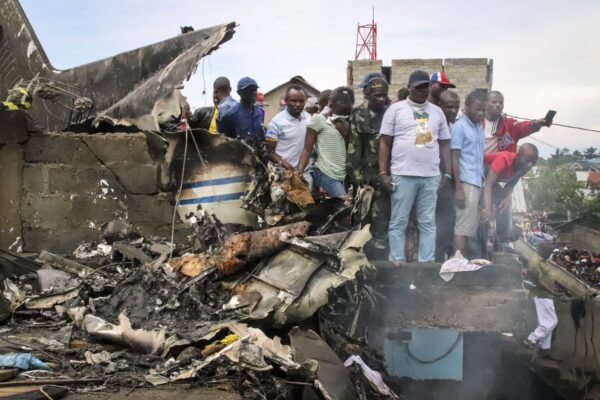 Plane crash in Congo