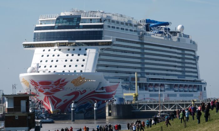 A Norwegian Cruise ship in a stock photo.
(Patrik Stollarz/AFP via Getty Images)