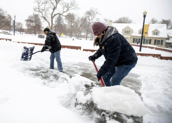 Winter weather across the US 1