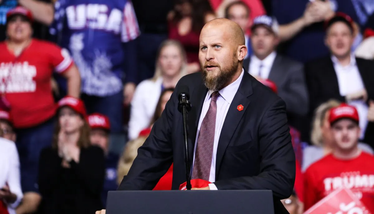 Trump 2020 campaign manager Brad Parscale at President Donald Trump's MAGA rally in Grand Rapids, Mich., on March 28, 2019. (Charlotte Cuthbertson/The Epoch Times)