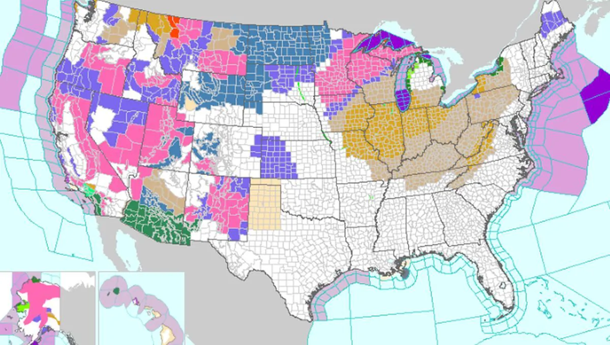 A so-called “bomb cyclone” is expected to bring rain, wind, and snow from the West to East Coasts until the weekend (Weather.gov)