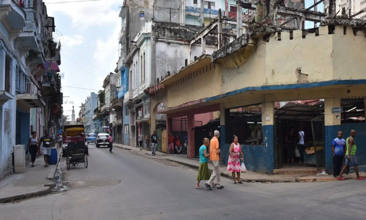 View of the 685 Neptuno street taken on Nov. 12, 2019 in Havana. (Adalberto Roque/AFP via Getty Images)
