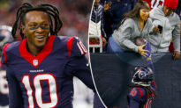 NFL Star DeAndre Hopkins Gives Touchdown Ball to His Mother Blinded by Acid Attack