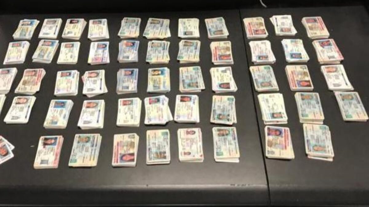 US Customs Seizes Thousands of Fake IDs From China