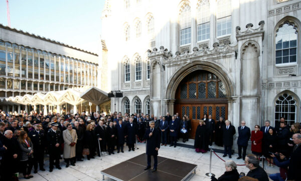 LondonMayuor speaks at vigil