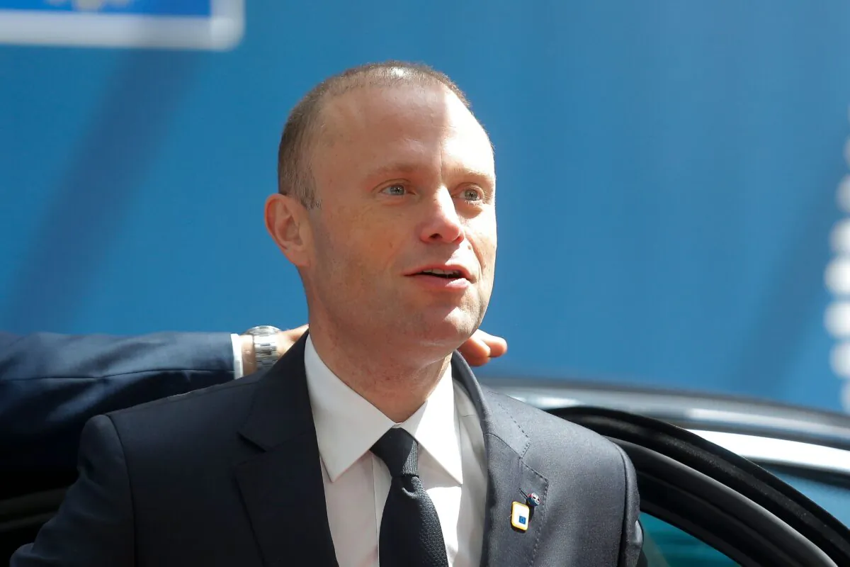 Malta's Prime Minister Joseph Muscat arrives for an European Council Summit at The Europa Building in Brussels, on June 20, 2019. (Photo by Julien Warnand/AFP via Getty Images)