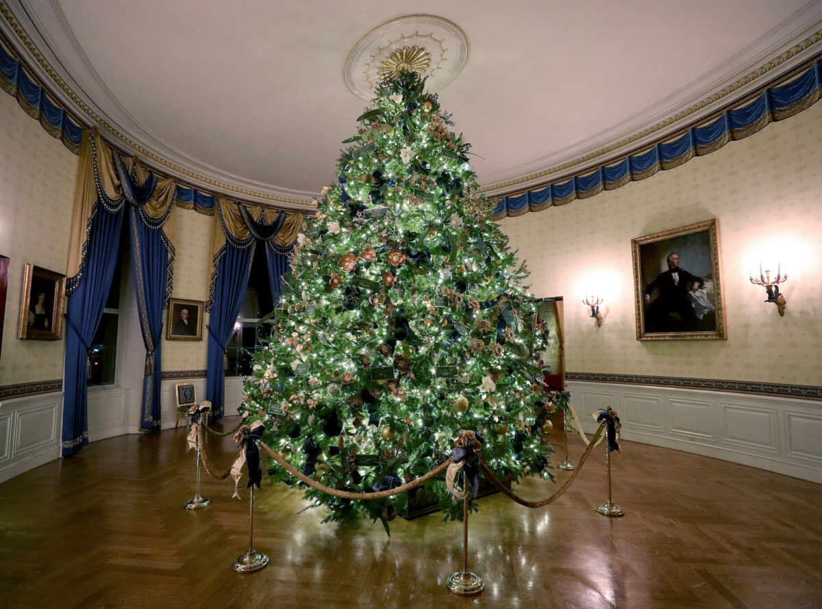 The White House Christmas Tree 2024 - Angel Blondie