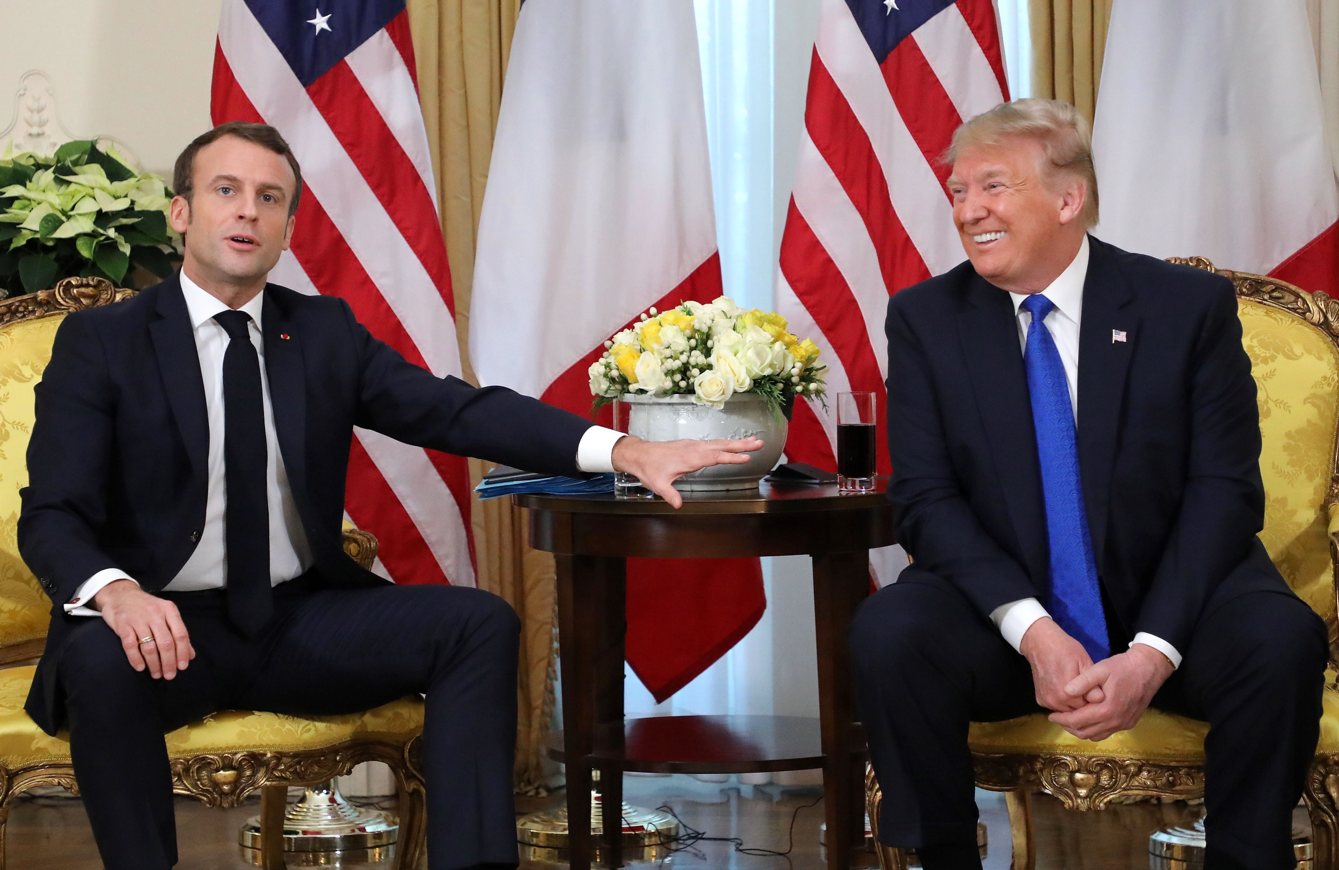 Trump and Macron