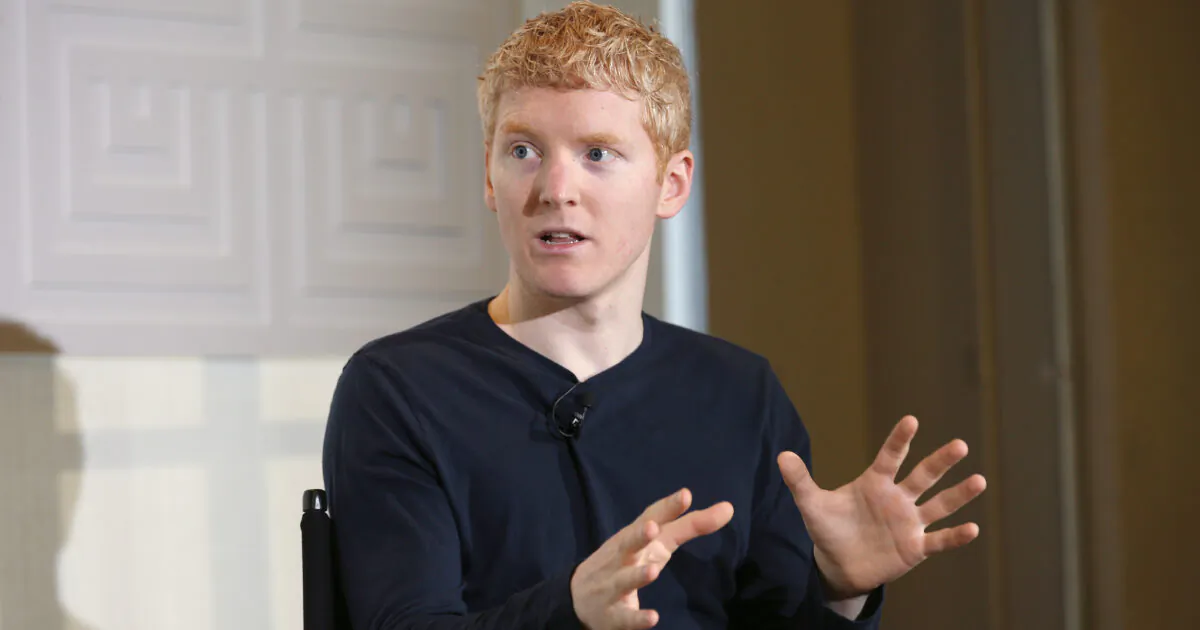 Patrick Collison speaks onstage during WIRED25 Work: Inside San Francisco's Most Innovative Workplaces on Oct. 12, 2018 in San Francisco, Calif. (Phillip Faraone/Getty Images for WIRED25 )