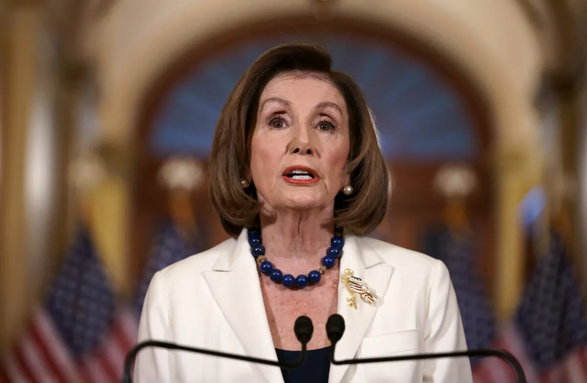 Speaker of the House Nancy Pelosi, D-Calif., makes a statement at the Capitol in Washington, Thursday, Dec. 5, 2019. Pelosi announced that the House is moving forward to draft articles of impeachment against President Donald Trump. (AP Photo/J. Scott Applewhite)