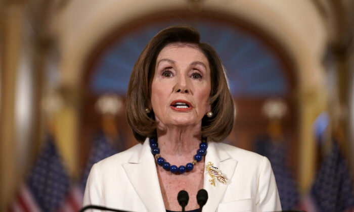 Speaker of the House Nancy Pelosi, D-Calif., makes a statement at the Capitol in Washington, Thursday, Dec. 5, 2019. Pelosi announced that the House is moving forward to draft articles of impeachment against President Donald Trump. (AP Photo/J. Scott Applewhite)
