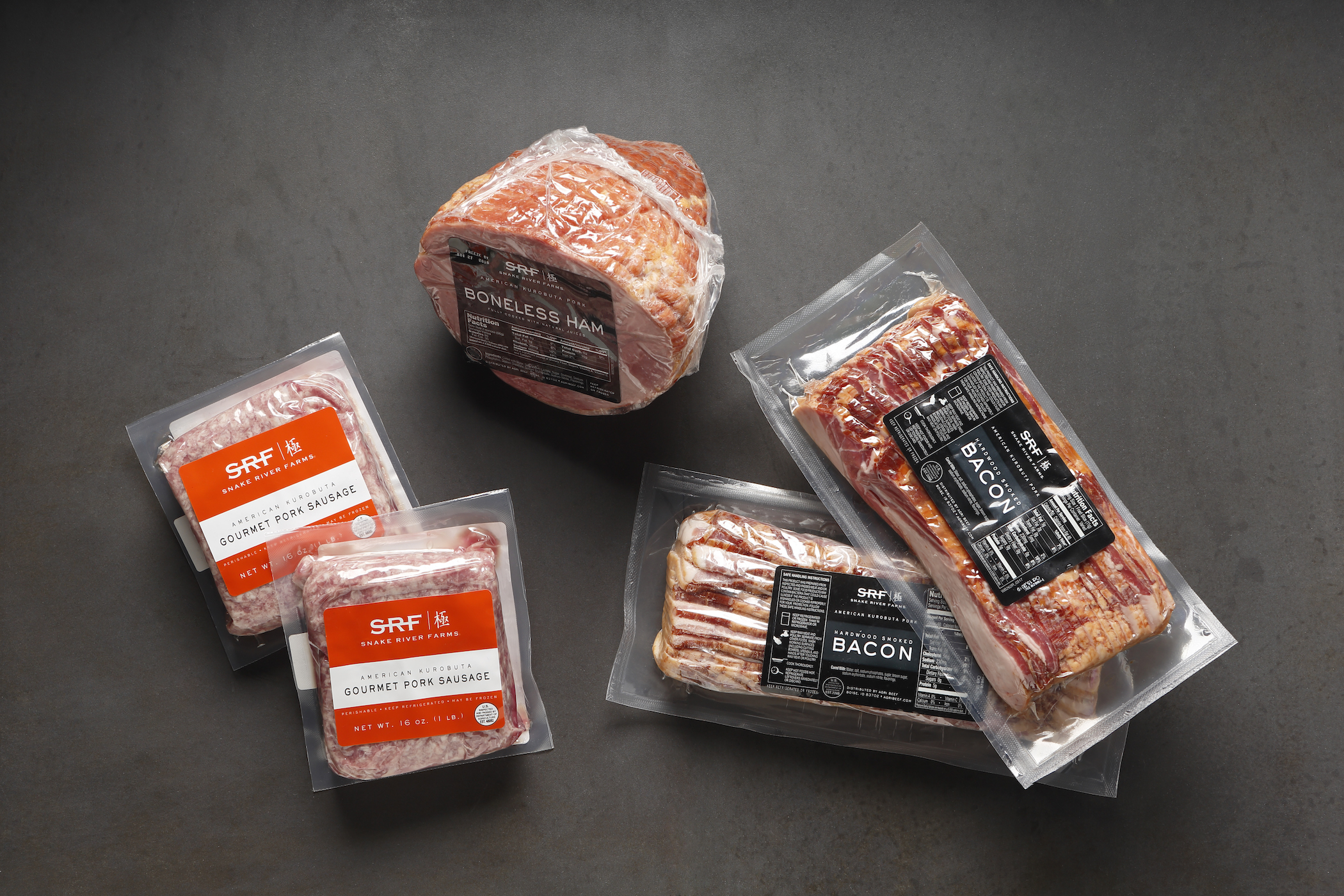 SRF Breakfast Box bundle - mini ham, bacon, and ground pork