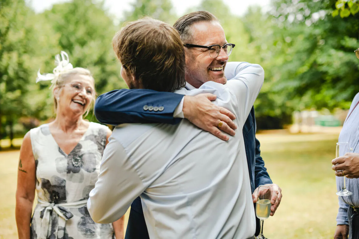 The father of the groom is a doubly subordinated character in the drama; not just a bit player, but a walk-on. 