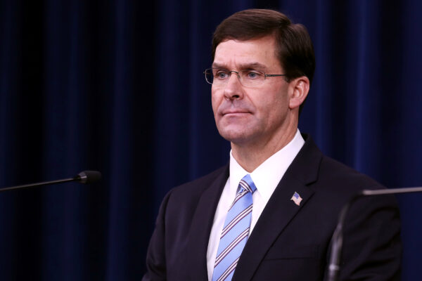 DOD Secretary Esper And Chairman Of Joint Chiefs Milley Discuss Al-Baghdadi Raid