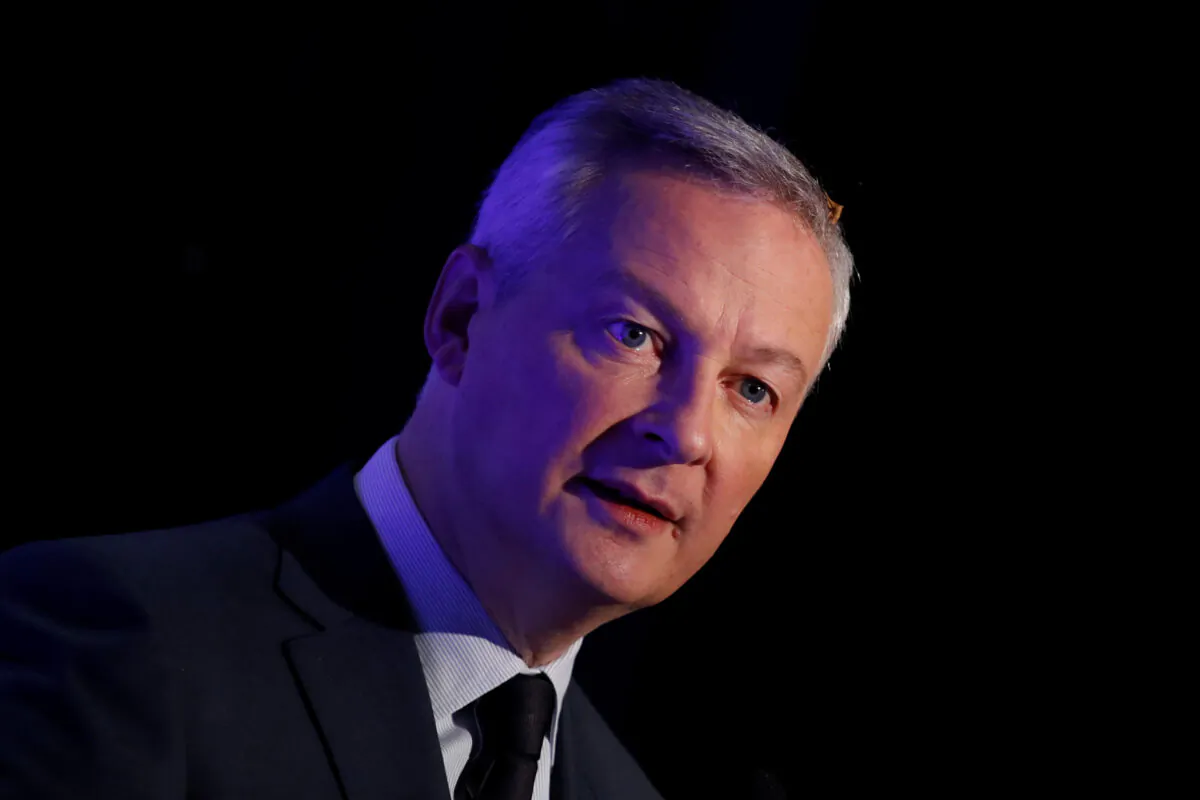 French Finance Minister Bruno Le Maire attends a news conference in Boulogne-Billancourt, near Paris, France, on Nov. 7, 2019. (Reuters/Gonzalo Fuentes)