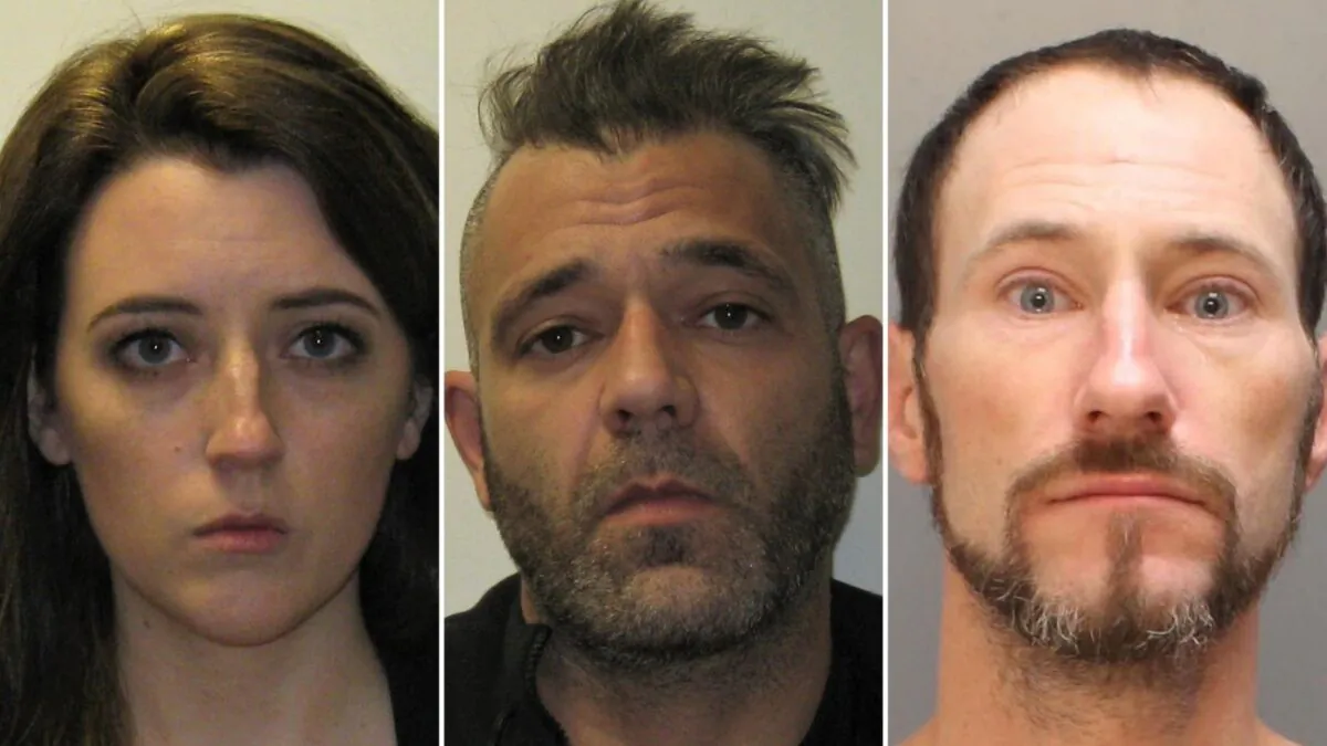 Pictured here: Katelyn McClure, Mark D'Amico, and Johnny Bobbitt Jr. have all pleaded guilty. (Burlington County Prosecutor's Office)