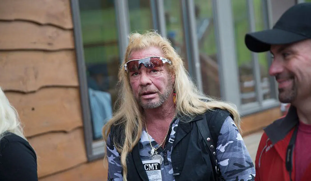 'Dog the Bounty Hunter,' Duane Chapman films a segment in Malone, N.Y., on June 28, 2015. (Scott Olson/Getty Images)
