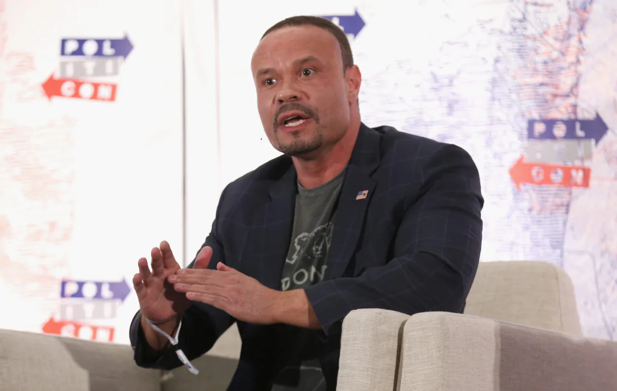Dan Bongino speaks onstage during Politicon 2018 at the Los Angeles Convention Center in Los Angeles, Calif., on Oct. 21, 2018. (Phillip Faraone/Getty Images for Politicon)