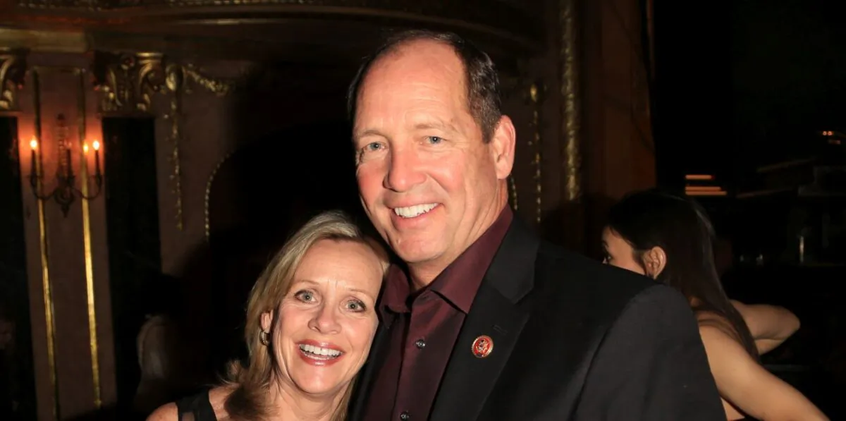 Carolyn Yoho (L) and Rep. Ted Yoho (R-Fla.) attend Heroes Red, White, and Blue Inaugural Ball at Warner Theatre in Washington on Jan. 20, 2013. (Charles Norfleet/Getty Images)