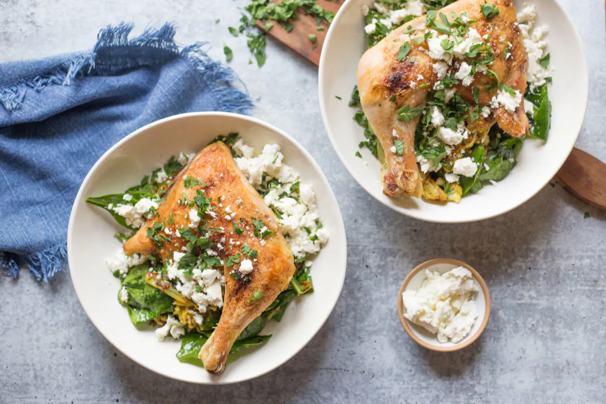 Lemon, parsley, and feta add a touch of brightness to fight the December gloom. (Caroline Chambers)