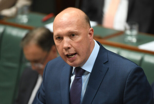 Peter Dutton Home Affairs Minister