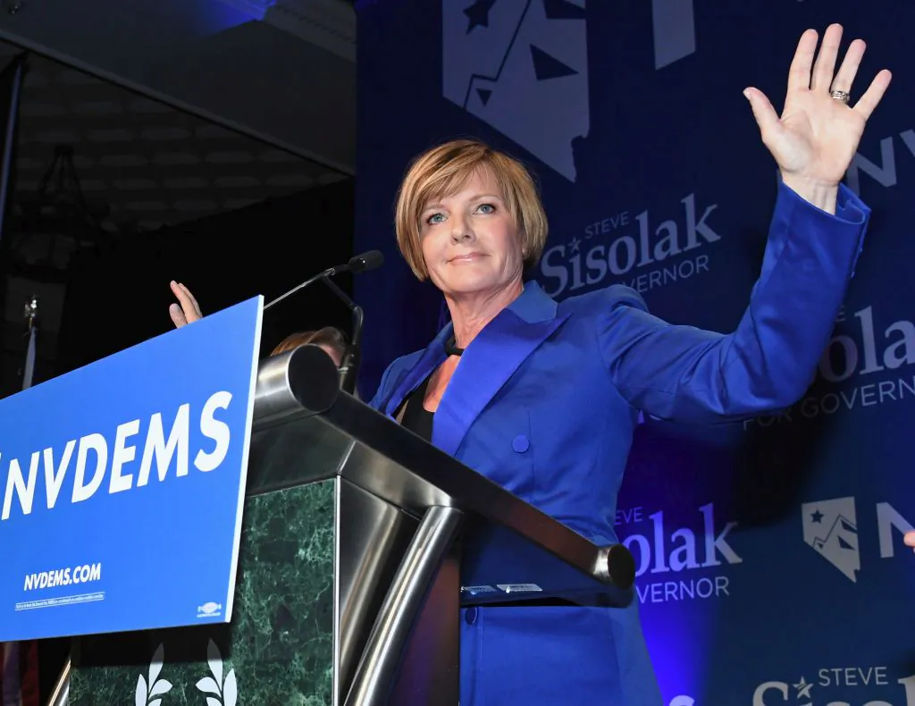 Rep. Susie Lee (D-Nev.) in a file photo. (Photo by Ethan Miller/Getty Images)