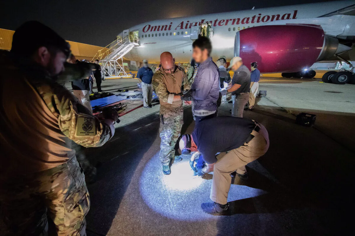 ICE repatriates 37 Cambodian nationals, most convicted criminals, back to Cambodia on July 4, 2019. (ICE)